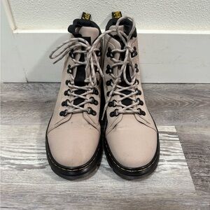 Dr. Martens Beige Combat Boots